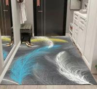 Ковер Китай "Шагги Софт"1.2 х 1,8 м серый перья MRD-148