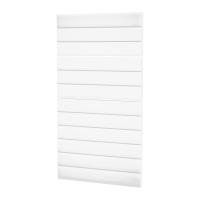 Фасад Софт Тач БЕЛЫЙ 3 ящика 400   /  Бомон