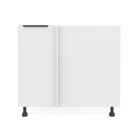 КАТАНИЯ  Стол угловой под мойку 900 Белый жемчуг/EVO Белый МАТОВЫЙ