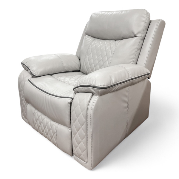 Кресло-реклайнер  YF-S 8032 Экокожа/Белый/ Электр. управление