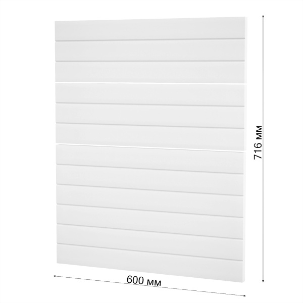 Фасад Софт Тач БЕЛЫЙ 3 ящика 600   /  Бомон