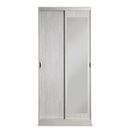 Шкаф-купе Клэр с зеркалом 1000х600х2200 сосна лофт-хром