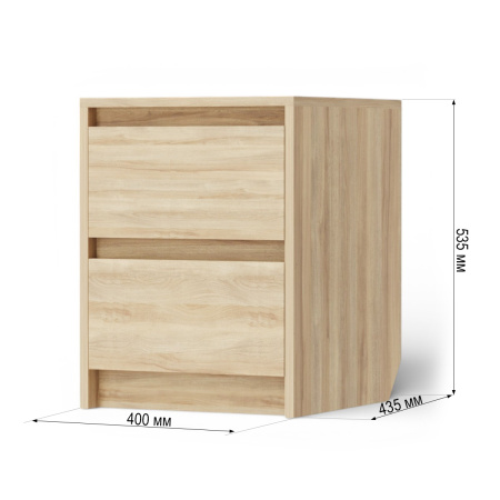 Тумба прикроватная Венсен Дуб сонома