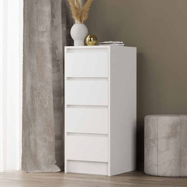 Комод ВЕНСЕН 4 ящика/Белый