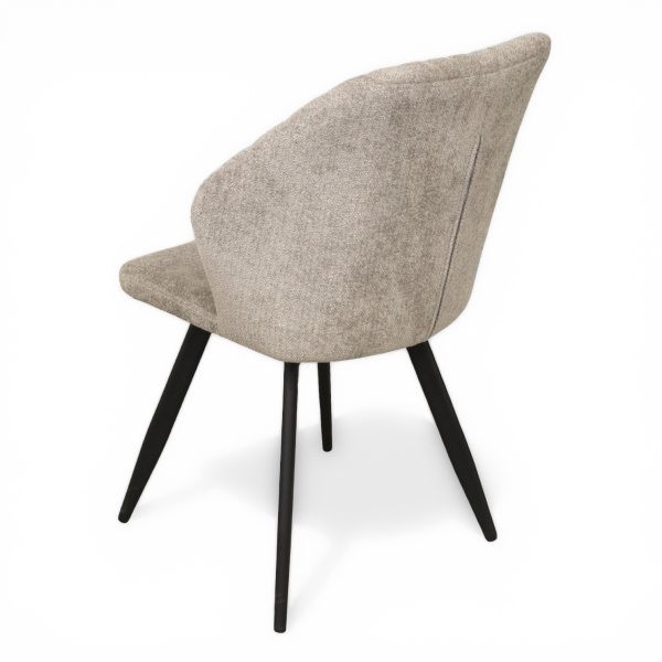 Стул Бьянка NEW Поворотный BL04-бежево-серый+нога 360F40 черный