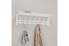 Вешалка Торонто 31 с полкой металл Белый*885