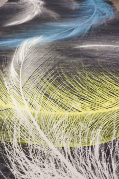 Ковер Китай "Шагги Софт"1.2 х 1,8 м серый перья MRD-148