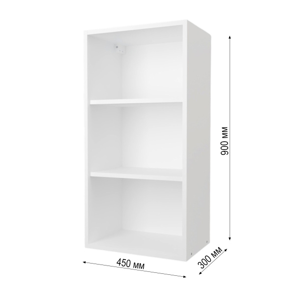 НОВА ВЫСОТА 900 Корпус шкафа настенного 1-но дверного 450 
