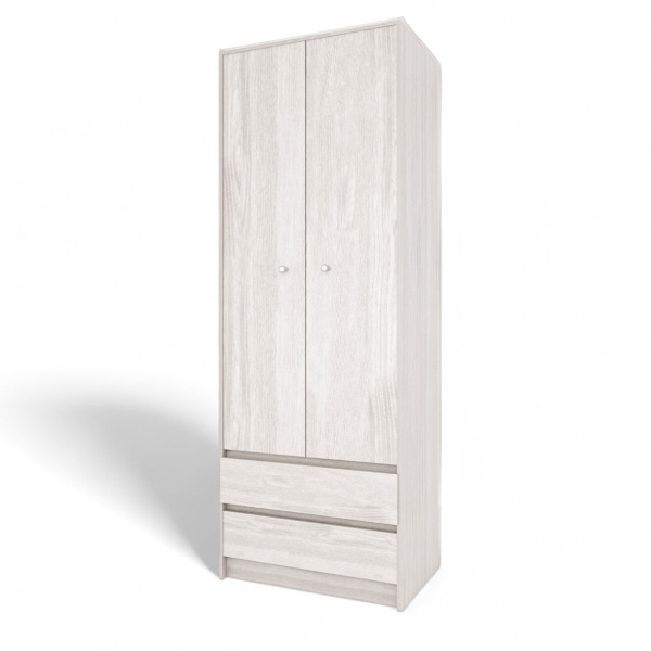 Шкаф для одежды ВЕНСЕН, 2 ящика /Сосна Лофт