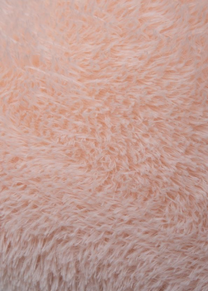 Подушка декор мех 40*40 76886 розовый