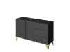 RENO комод КД-3 Черный