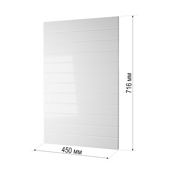 Фасад БЕЛЫЙ ГЛЯНЕЦ 450